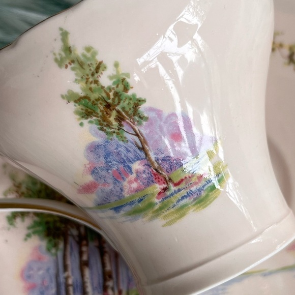 Ainsley Pink Bone China Tea Cup and Saucer - Picture 6 of 9